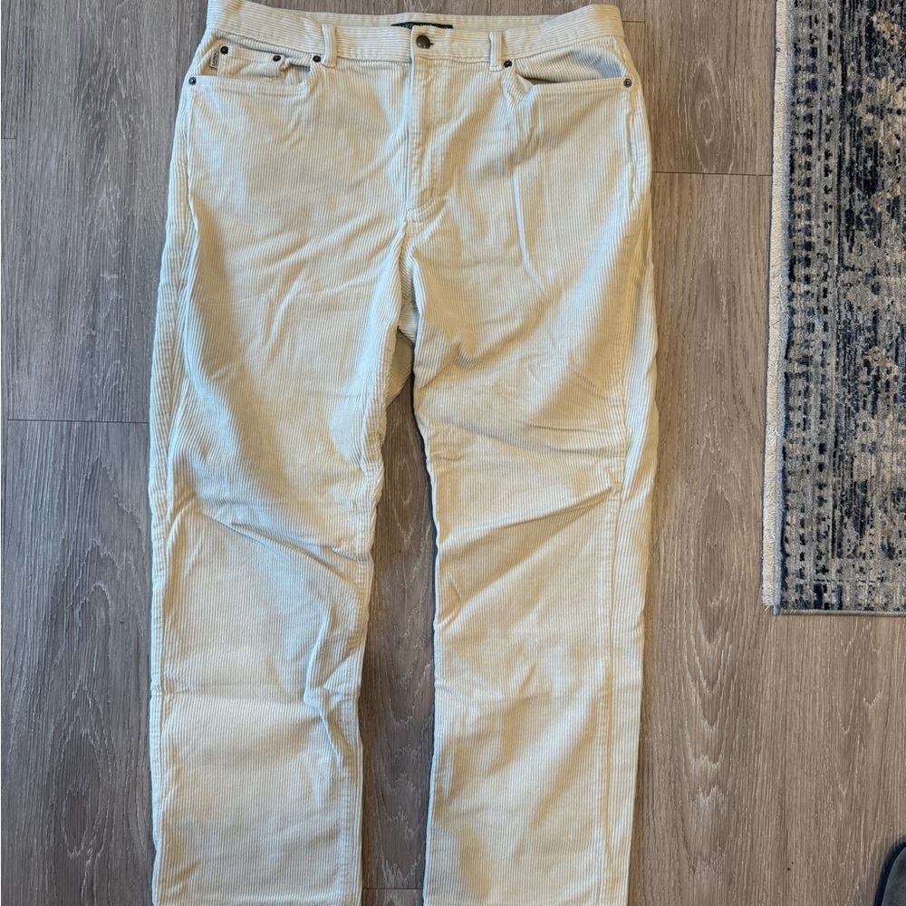 Ralph Lauren Women's Corduroy Pants - Cream